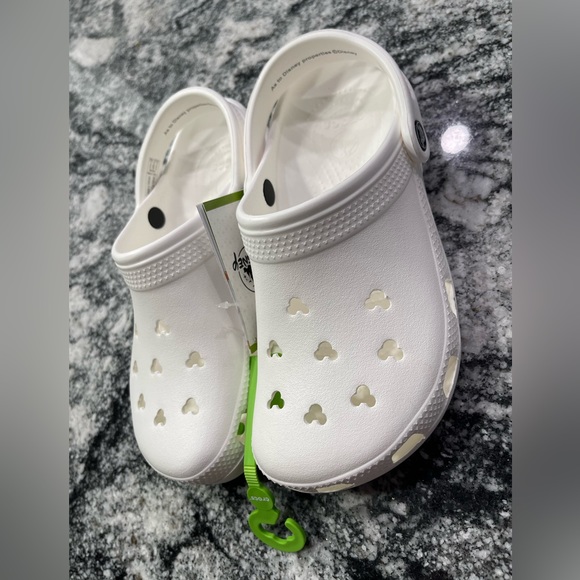 Mickey Ears Crocs classic White M6/W8 WDW PARKS - Picture 7 of 10